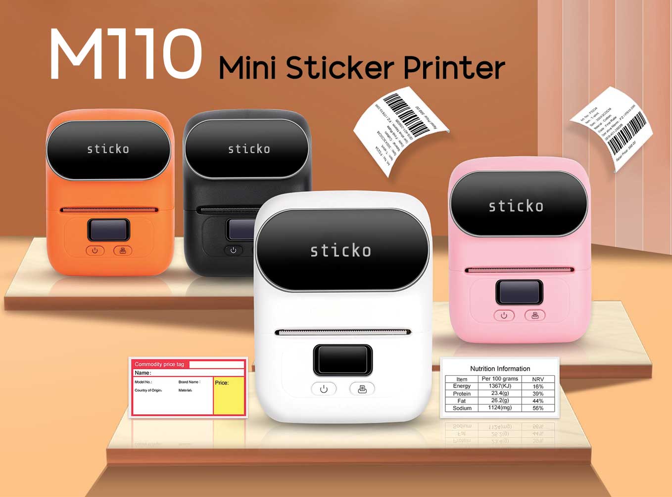 Direct-Thermal-sticker , thermalSticker , thermalLabel , stickerM110 , stickerM200 , stickoM220 , สติ็กเกอร์ไดคัทบาร์โค้ดกันน้ำ , สติ๊กเกอร์ความร้อน , เครื่องพิมพ์บาร์โค้ด  , stickoM200printer , stickoM220printer , M110printer , เครื่องปริ้นสติ๊กเกอร์ ,